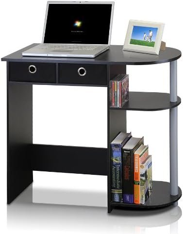 Study Table with Bookshelf Design