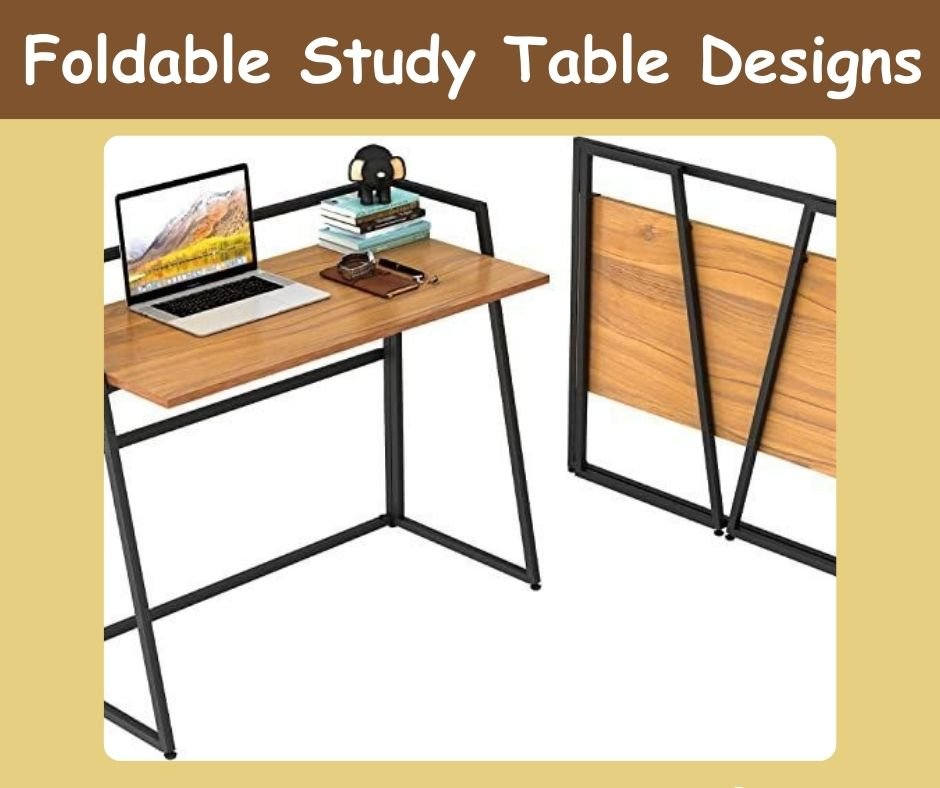 thin Foldable Study Table Design