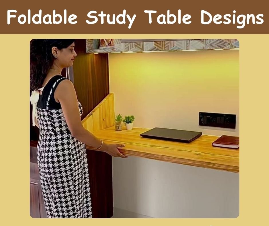 female Foldable Study Table Design
