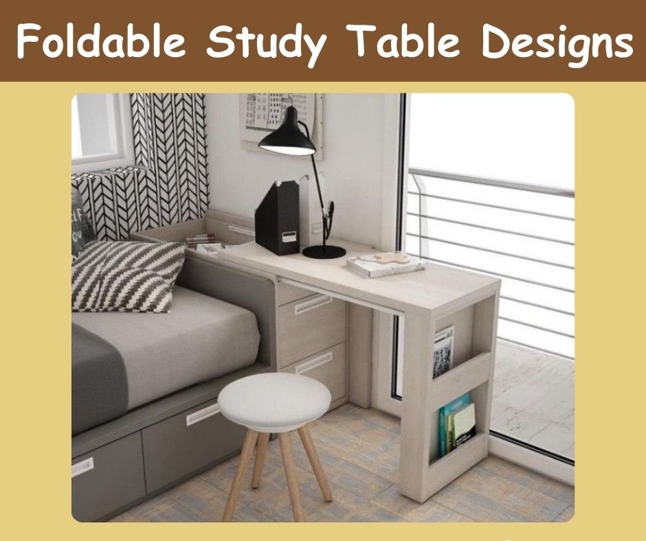 bed Foldable Study Table Design