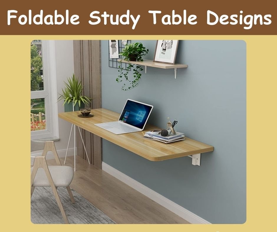 Foldable Study Table Design