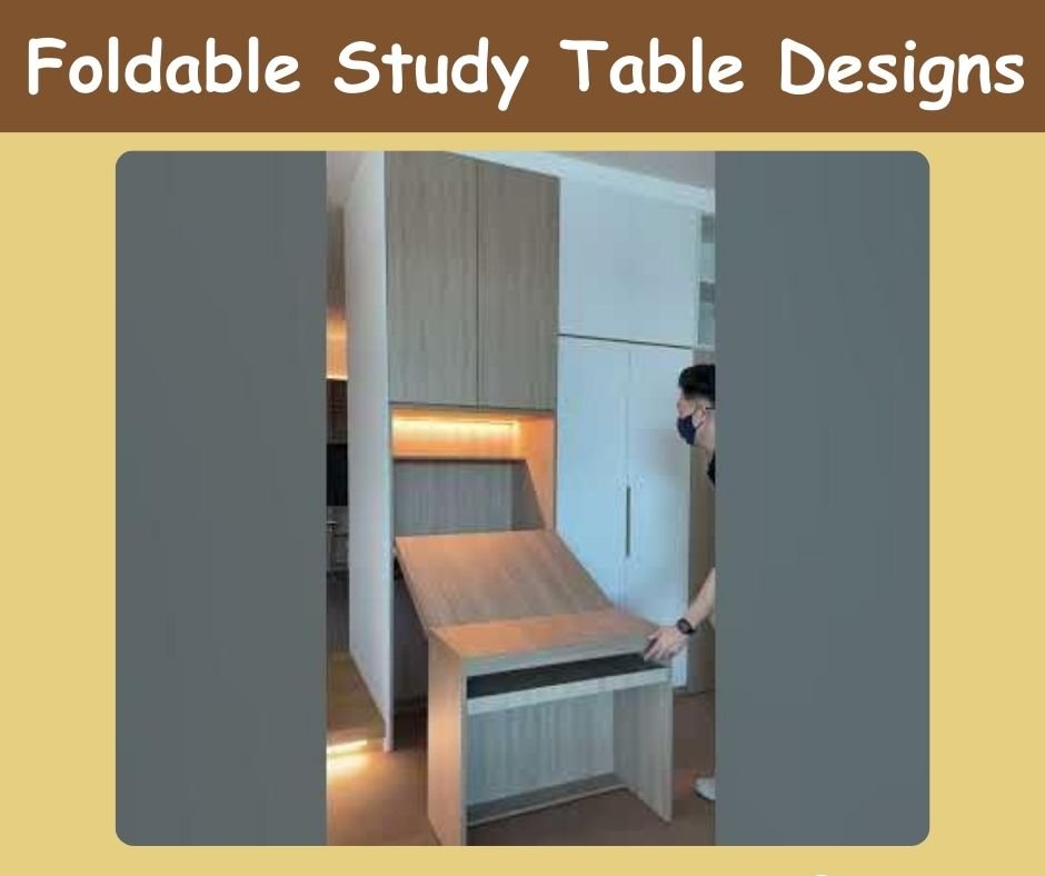 Foldable Study Table Design