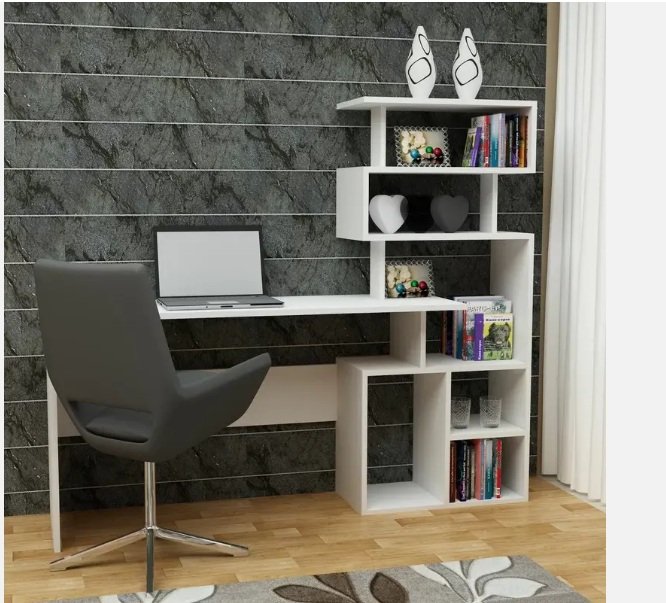Study Table With Cupboard Design no 12